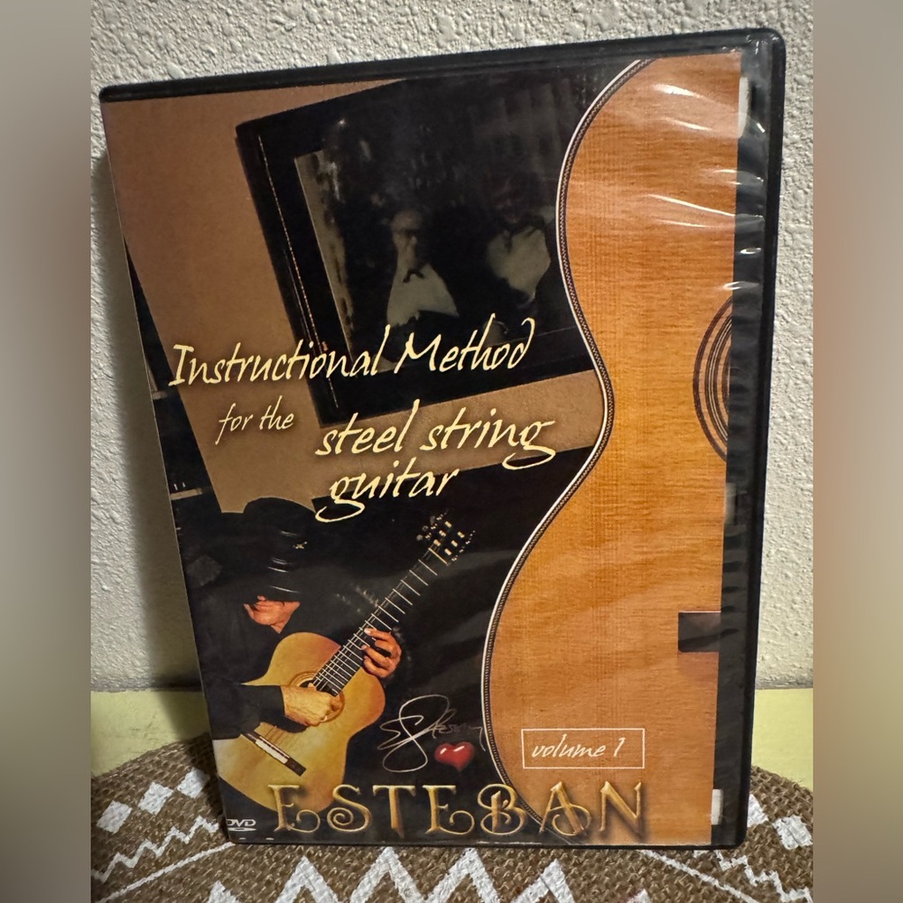 $5 bundled - Esteban Guitar Instructional Method for the Steel String Guitar DVD